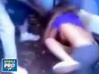 Bataie intre pitipoance! S-au tavalit pana s-au dezbracat!