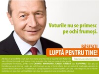 Basescu: Ati ales un presedinte cu un ochi mai mare, unu' mai mic