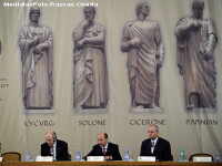 Basescu, pentru prima data la Ministerul Justitiei: 