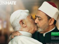 Vaticanul a reusit interzicerea imediata a acestei imagini modificate in Photoshop din reclame