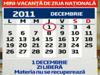 calendar 1 decembrie