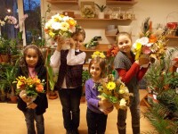 atelier de creatie florala, copii