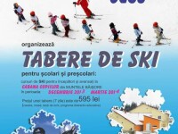 Au inceput inscrierile pentru taberele de schi organizate de Palatul Copiilor din Cluj