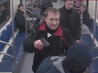 Incident armat la metroul din Moscova. Un barbat din Daghestan a fost impuscat in fata. VIDEO