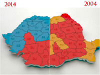 Cum s-a schimbat harta electorala a Romaniei in ultimii 10 ani. Legatura dintre optiunea de vot si baia in fundul curtii