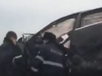 ALEGERI IN REPUBLICA MOLDOVA. Automobilul cu care se deplasa Vlad Filat, implicat intr-un accident rutier