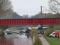 TGV deraiat in Franta: bilantul s-a ridicat la 10 morti si 37 de raniti. In tren se aflau si copii