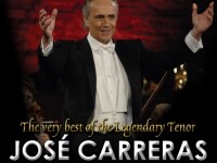 Jose Carreras va concerta alaturi de Filarmonica de Stat „Transilvania”, in curand la Cluj-Napoca