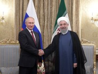 Vladimir Putin și Hassan Rouhani