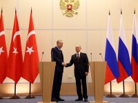Tayyip Erdogan l-a întâlnit pe Vladimir Putin