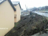 Un drum de 2,3 milioane de lei, care duce spre casa unui șef de Consiliu Județean, s-a surpat