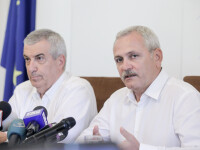 Liviu Dragnea și Călin Popescu Tăriceanu la ICCJ