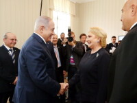 Viorica Dăncilă și Benjamin Netanyahu