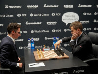 Magnus Carlsen si Fabiano Caruana