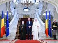Klaus Iohannis, întâlnire la Cotroceni cu Patriarhul Ecumenic Bartolomeu şi Patriarhul BOR Daniel