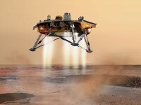 Reușită uriașă pentru NASA: sonda InSight a ajuns în ”siguranță” pe Marte. VIDEO