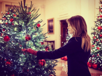 Melania Trump a adus magia Crăciunului la Casa Albă