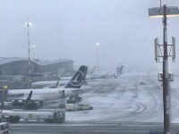 ninsoare aeroport