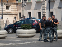 O româncă a lovit un polițist, în Italia, băgându-l în spital