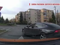 Reacția violentă a unui șofer apostrofat că merge pe linia de autobuze, în Cluj