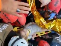 Fetiță de patru ani, salvată dintre dărâmături la Izmir. „Am asistat la un miracol” spune primarul