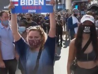 Rezultate alegeri SUA. Americanii au ieșit în stradă după ce Joe Biden a câştigat Casa Albă