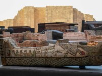 Descoperire istorică în Egipt. 100 de sarcofage vechi de peste 2.000 de ani, găsite în stare intactă