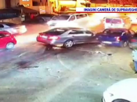 VIDEO. Momentul accidentului cu 7 mașini din Ilfov, după un presupus furt a 650.000 de lei