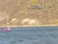 Un bărbat care făcea kite-surfing pe Dunăre a fost salvat de poliţiştii de frontieră. VIDEO