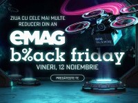 Pe 12 noiembrie, eMAG Black Friday: reduceri de 330 de milioane lei la 4,5 milioane de produse