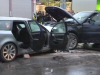 O femeie rănită și peste 20 de mașini avariate, după ce polițiștii bulgari au urmărit un adolescent de 15 ani în trafic