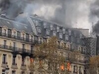 VIDEO. Incendiu de proporţii în centrul Parisului. 