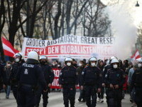 Aproximativ 40.000 de oameni au protestat în Austria, nemulțumiți de vaccinarea obligatorie