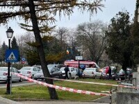 O femeie a fost găsită moartă lângă un hotel din Alba Iulia. Aceasta s-ar fi aruncat de la etajul 10