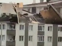 Istanbul: Un TIR românesc s-a răsturnat, iar peste 90 de clădiri au rămas fără acoperișuri, după furtuna de luni