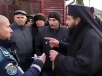Scandal la o biserică din Târgu Jiu. Oamenii nu l-au lăsat pe noul preot să coboare din mașină și au chemat Poliția