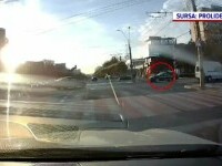 Motociclist aruncat zeci de metri în aer, după un impact violent în Galați. A supraviețuit, dar e în stare gravă