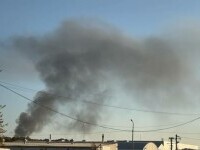 Incendiu cu flacără şi degajări de fum la un depozit din Voluntari. A fost emis mesaj RO-Alert