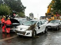 Noi inundaţii afectează Spania. Zeci de maşini au fost luate de ape, în Catalonia | VIDEO & GALERIE FOTO