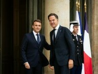 Emmanuel Macron și Mark Rutte