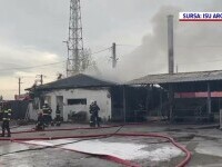 Incendiu grav în Argeș