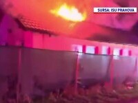 Incendiu la o casă de rugăciune din Vălenii de Munte. Pompierii încearcă să afle cauza