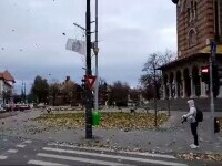 Acoperișuri smulse de vânt, oameni răniți și accidente în vestul și centrul țării. Vremea severă se mută în sud și est