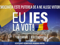 Democrația este puterea de a ne alege viitorul. 
PRO TV lansează campania EU IES LA VOT