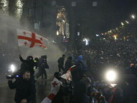 „Rușilor”, „Sclavilor”. Proteste violente în Georgia după ce guvernul a amânat negocierile pentru aderarea la UE până în 2028