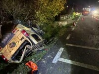 Polițist reținut după ce a urcat băut la volan și a provocat un accident mortal, în Maramureș. Un pasager e în stare critică