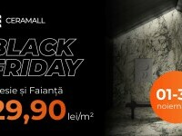 (P) Ofertă explozivă de Black Friday la CeraMall: gresie de la 29,90 lei/mp și adeziv gratuit pentru 34 de modele