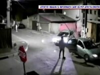 Momentul în care un tânăr de 21 de ani este bătut de trei indivizi, în Brăila. Agresorii au fost reținuți