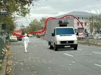 ANIMAȚIE GRAFICĂ. Cum s-a produs teribilul accident din Capitală în care o femeie a fost aruncată în aer de un cablu rupt