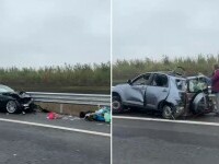 Descoperire șocantă după un accident pe A2. Un bărbat își transporta mama moartă în Germania. VIDEO
